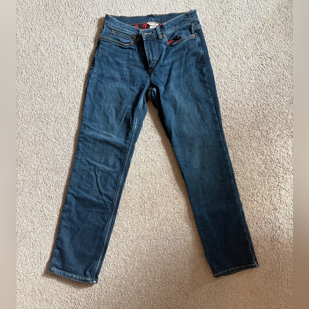 Duluth Trading Co Men's Dark Blue Slim Jeans